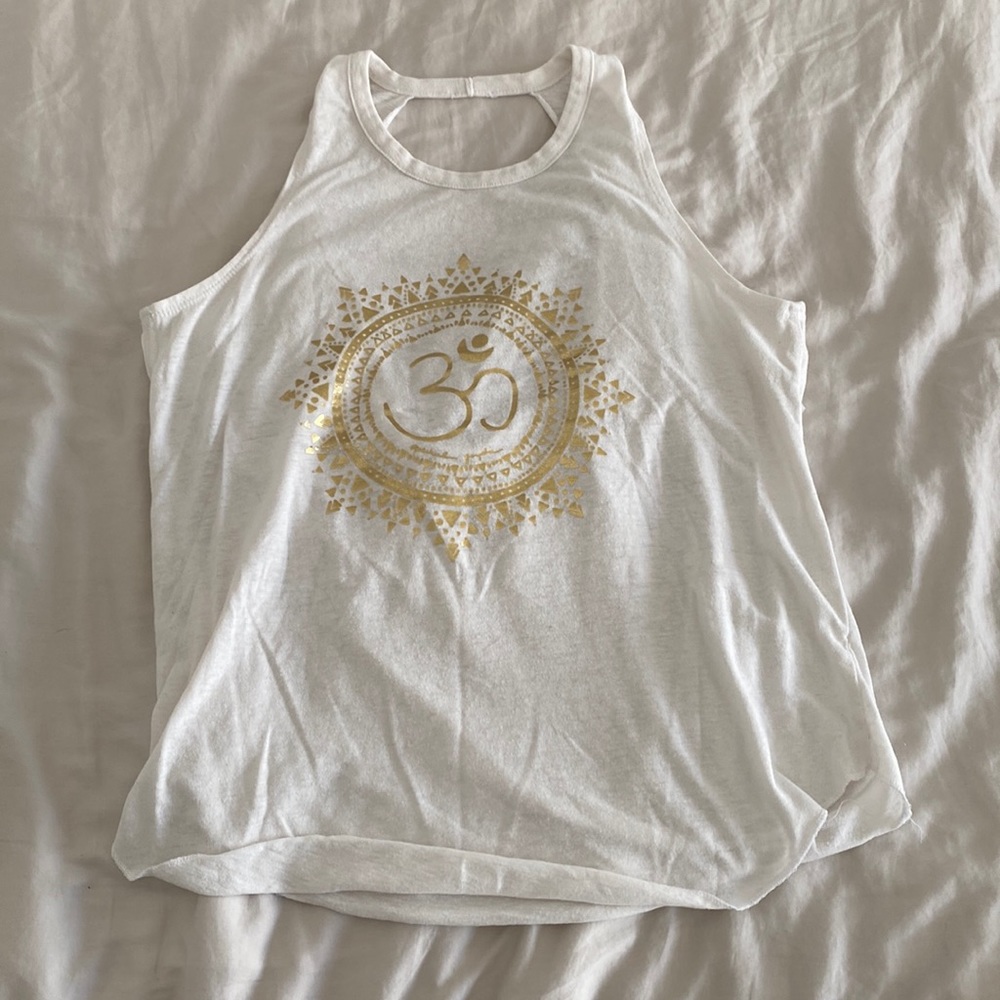 Spiritual Gangster size medium white tank top